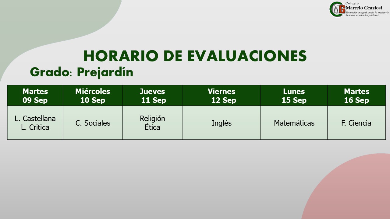Evaluaciones 3 prejardin 2025